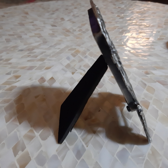 WAS $25! Pewter Picture Frame Just Married - Picture 6 of 8